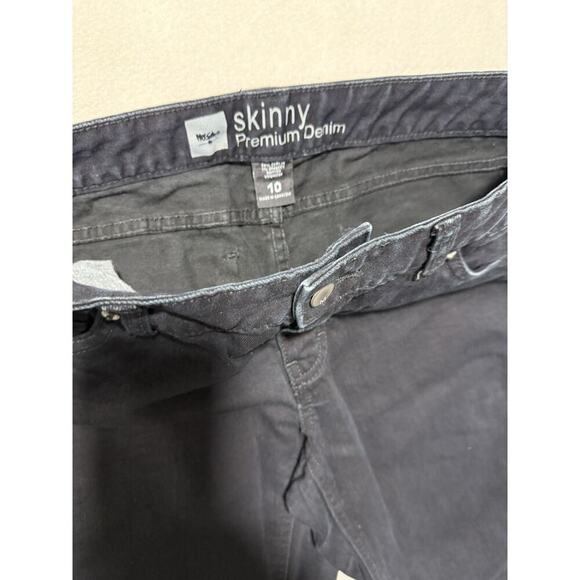 Mossimo Skinny Jeans Women’s Size 10 Black Stretch Comfort Casual Denim - Picture 6 of 10
